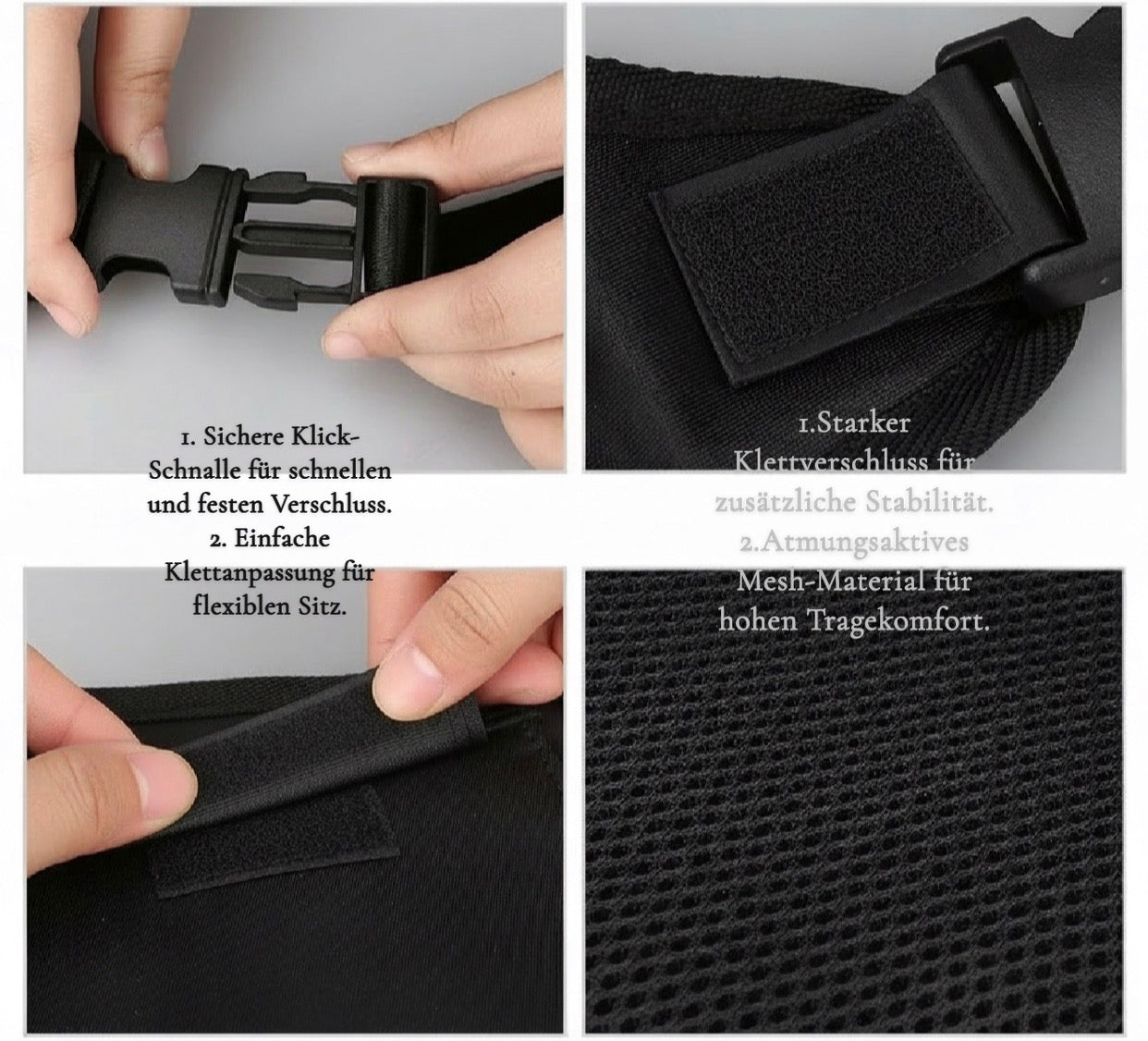 Diebstahlsichere Brusttasche