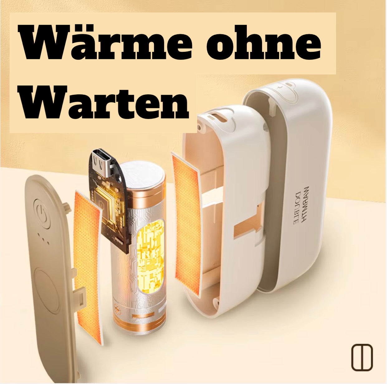 2-in-1 Elektrische Handwärmer